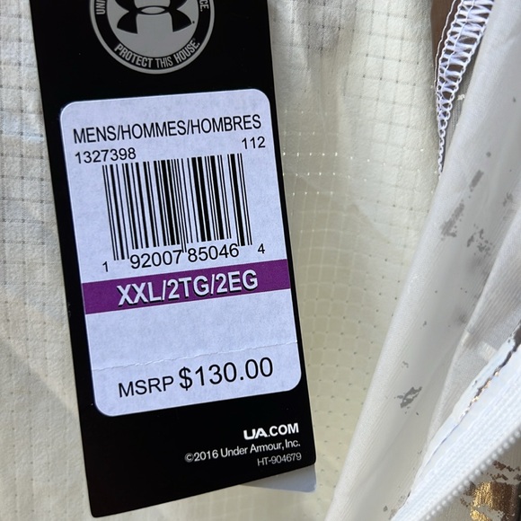 NWT Under Armor jacket short sleeve XXL men’s heat gear - Picture 8 of 8